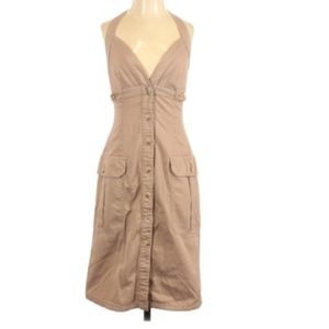 Sportmax Halter Safari Dress (4)